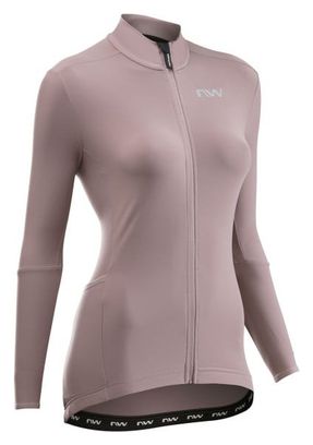 Northwave Fahrenheit Langarm-Trikot für Damen, rosa