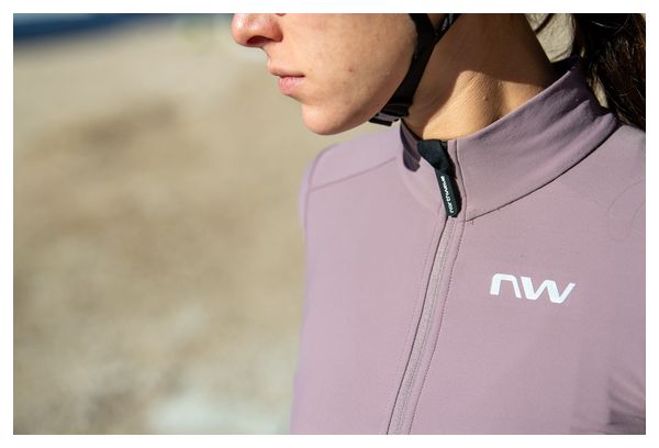 Northwave Fahrenheit Langarm-Trikot für Damen, rosa