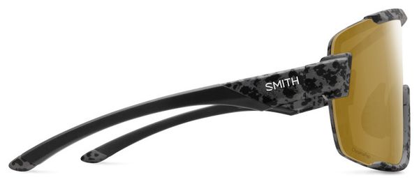 Smith Wildcat Matte Gray Marble + ChromaPop Polarized Bronze Mirror
