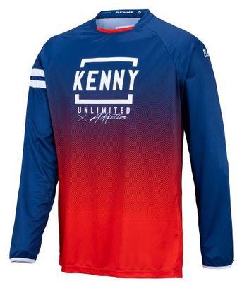 Kenny Elite Long Sleeve Jersey Red / Navy Blue