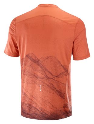 Maillot manches courtes Salomon S/Lab Ultra Print Rouge Homme