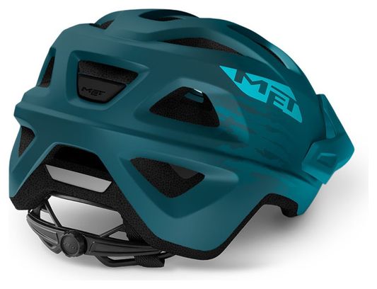 Met Echo All Mountain Helmet Mat Petrol Blauw 2021