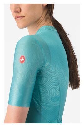 Castelli Kurzarm Trikot Fantasia Femme Blau