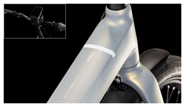 Vélo Pliant Électrique Cube Fold Hybrid Comfort 500 Shimano Nexus 5V 500 Wh 20'' Argent Pearly 2025