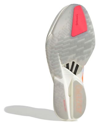 Chaussures Running adidas Adizero Adios Pro 4 Blanc/Orange Homme