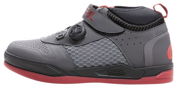 Pair of O&#39;Neal SESSION SPD V.22 Gray / Red MTB Shoes
