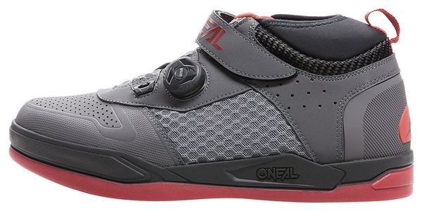 Par de zapatillas MTB O&#39;Neal SESSION SPD V.22 gris / rojo