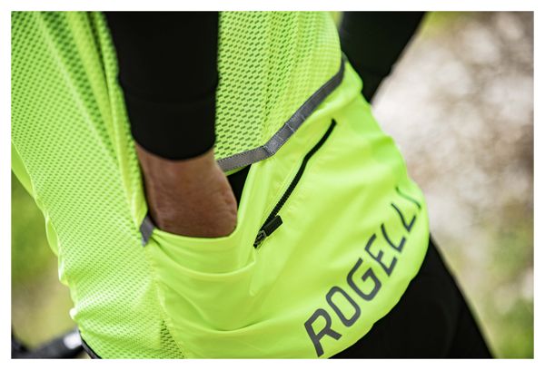 Gilet Coupe-Vent Velo Rogelli Core - Homme - Fluor