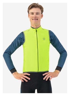 Gilet Coupe-Vent Velo Rogelli Core - Homme - Fluor