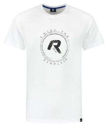 T-Shirt De Sport Manches Courtes Rogelli Graphic T-Shirt - Homme - Blanc