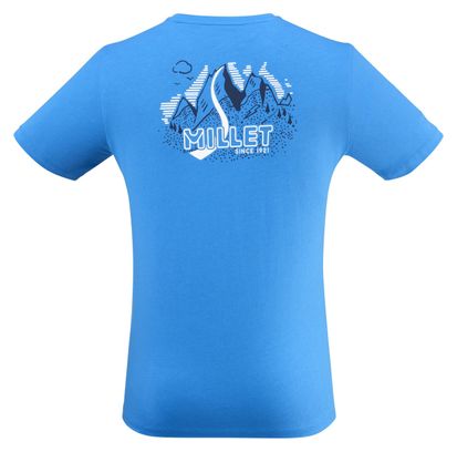 Millet Heritage Jorasses Heren Blauw T-shirt