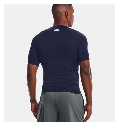 Under Armour Heatgear Korte Mouw Compressieshirt Blauw