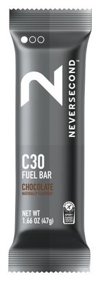 Barre Énergétique Neversecond C30 Fuel Bar Chocolat 47g