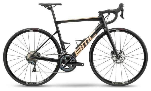Vélo de Route BMC Teammachine SLR Three Shimano Ultegra 11V 700 mm Noir Carbon & Gold 2021