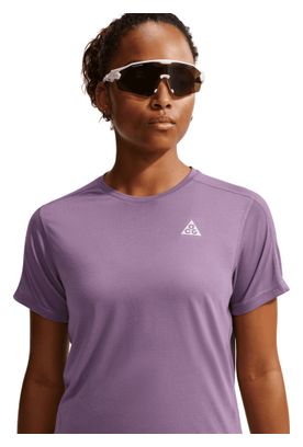 Maglietta da trail Nike ACG viola da donna