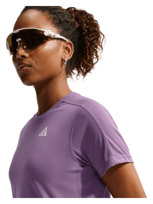 Maglietta da trail Nike ACG viola da donna
