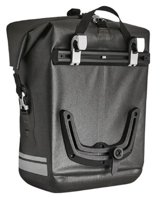 Riverside 24 L wasserdichte Gepäckträgertasche Schwarz