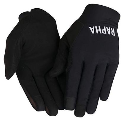 Rapha Trail Finale Lange Handschoenen Zwart/Wit