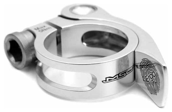 MSC Collier de selle Rapide ERGO Aluminium + Ti Argent