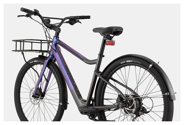 Cannondale Treadwell Neo 2 EQ MicroSHIFT 8S 250Wh 650b Bicicletta elettrica da città Purple Haze 2023