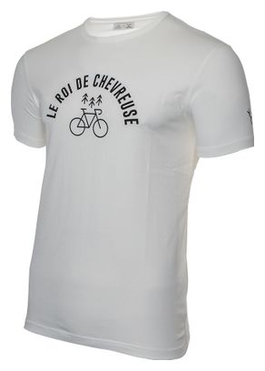 LeBram x Sports d'Époque Roi de Chevreuse T-Shirt Marshmallow White
