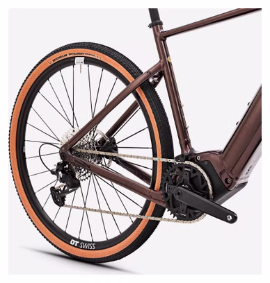 Van Rysel E-Grvl AF MD Electric Gravel Bike Sram Apex 12S 700mm Brown