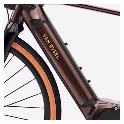 Van Rysel E-Grvl AF MD Electric Gravel Bike Sram Apex 12S 700mm Brown