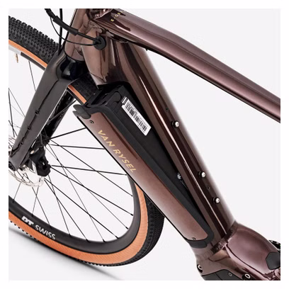 Van Rysel E-Grvl AF MD Electric Gravel Bike Sram Apex 12S 700mm Brown