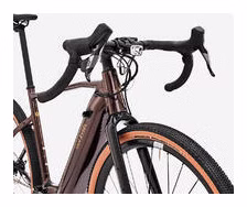 Van Rysel E-Grvl AF MD Electric Gravel Bike Sram Apex 12S 700mm Brown