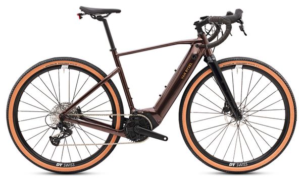 Gravel Bike Electrique Van Rysel E-Grvl AF MD Brose Sram Apex 12V 700mm Marron 2024