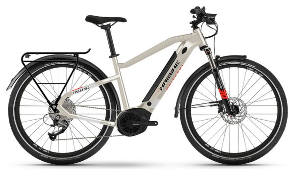 Elettrico VTC Haibike Trekking 4 i500Wh 27,5' Shimano Alivio / Altus 9V Desert Beige / White 2021