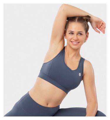 Brassière sport Fitness Femme Air Flow+ Bleu Denim