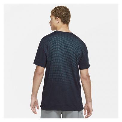 Nike Pro Dri-Fit Burnout Blue Short Sleeve Jersey