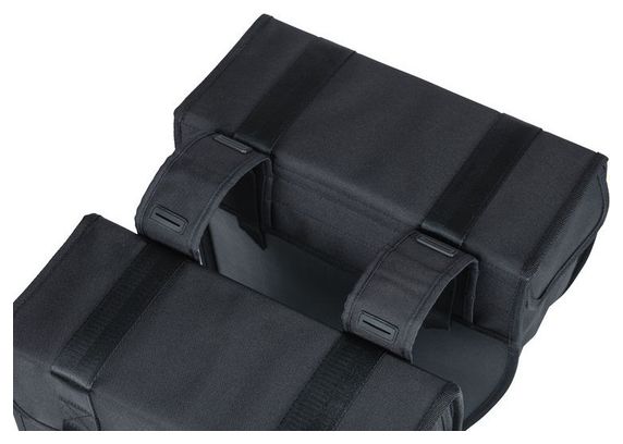 Basil Tour XL Double Bag 35L Black
