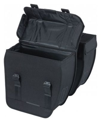Basil Tour XL Double Bag 35L Black