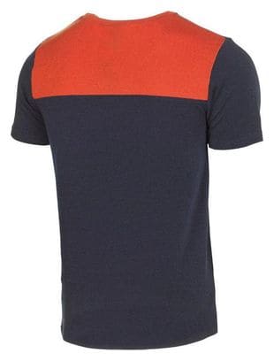 T-shirt Ivanhoe Kian SS Bleu Marine pour homme en Mérinos et Tencel-Bleu