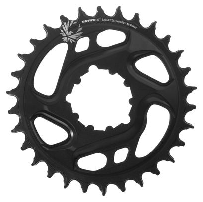 SRAM X-SYNC 2 Cold Forged EAGLE Direct Mount Chainring 6mm Offset 12 Speed Black