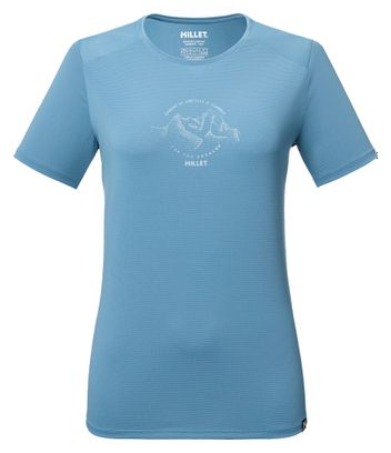 Camiseta técnica Millet Ubic Light azul para mujer