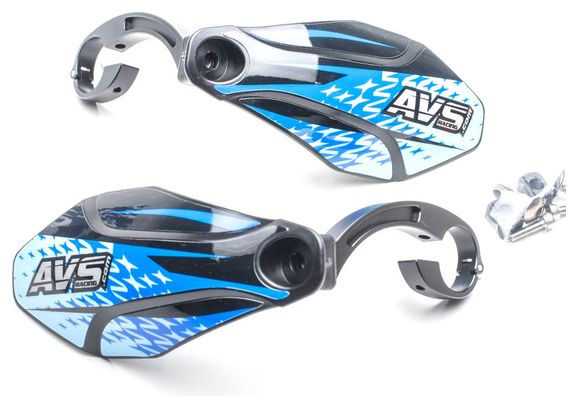 Handguards AVS Graphic Kit Blue / Black