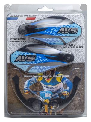 Handprotektoren AVS Graphic Kit Blau / Schwarz