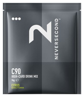 Neversecond C90 High Carb Drink Mix Citrus 94g | Alltricks.com