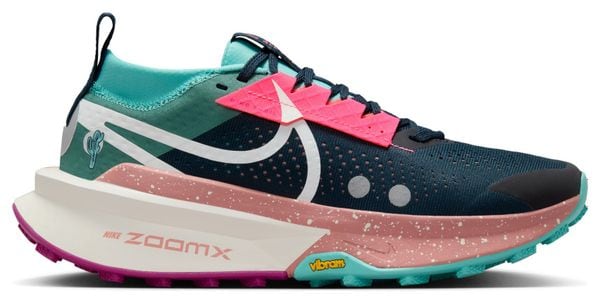 Nike Zegama 2 Trailrunning-Schuh Blau/Rosa Damen