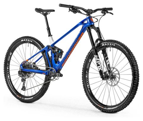 VTT Tout-Suspendu Mondraker Foxy Carbon R 29 Sram NX Eagle 12V 29'' Bleu Blanc 2021