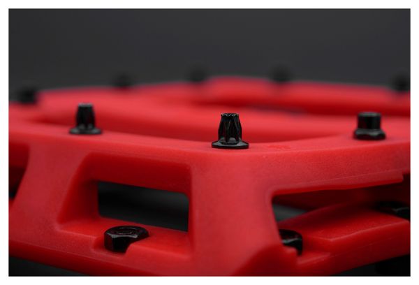 Coppia di pedali piatti DMR V11 rossi