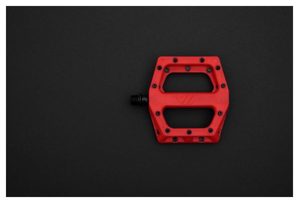 Coppia di pedali piatti DMR V11 rossi