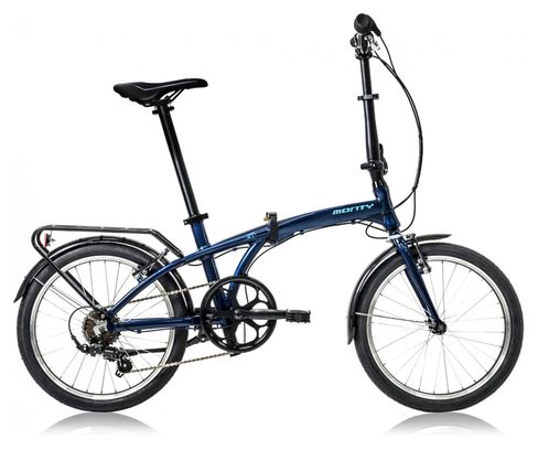 Bicicleta Plegable Monty Source Panaché 6V Azul
