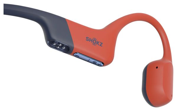 Shokz OpenSwim Pro USB-C beengeleidingshoofdtelefoon rood