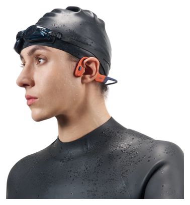 Shokz OpenSwim Pro USB-C beengeleidingshoofdtelefoon rood