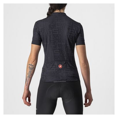 Castelli Promessa Jacquard Jersey Zwart