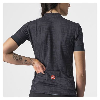 Castelli Promessa Jacquard Jersey Zwart